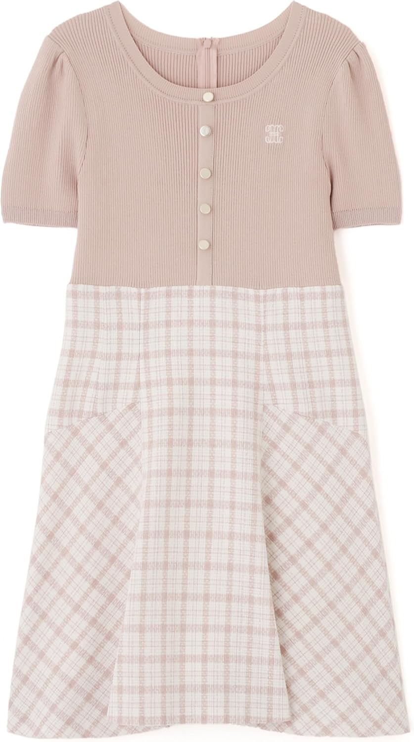 現行 極美品 ヨーコチャン サマーツイード バルーンワンピース